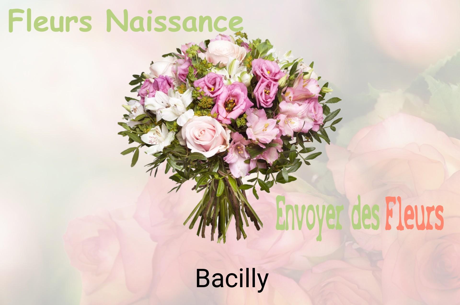 Bouquet de fleurs de naissance livré à Bacilly